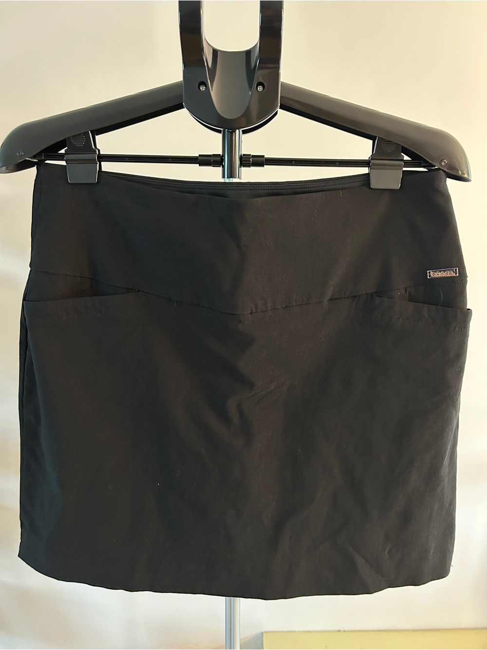 S.C. & Co. Black Garment Label Skort
